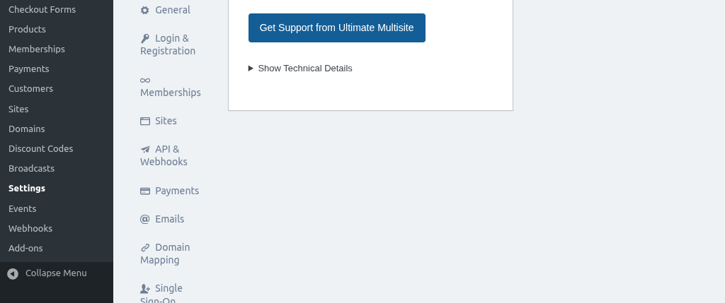 Additional gateway settings